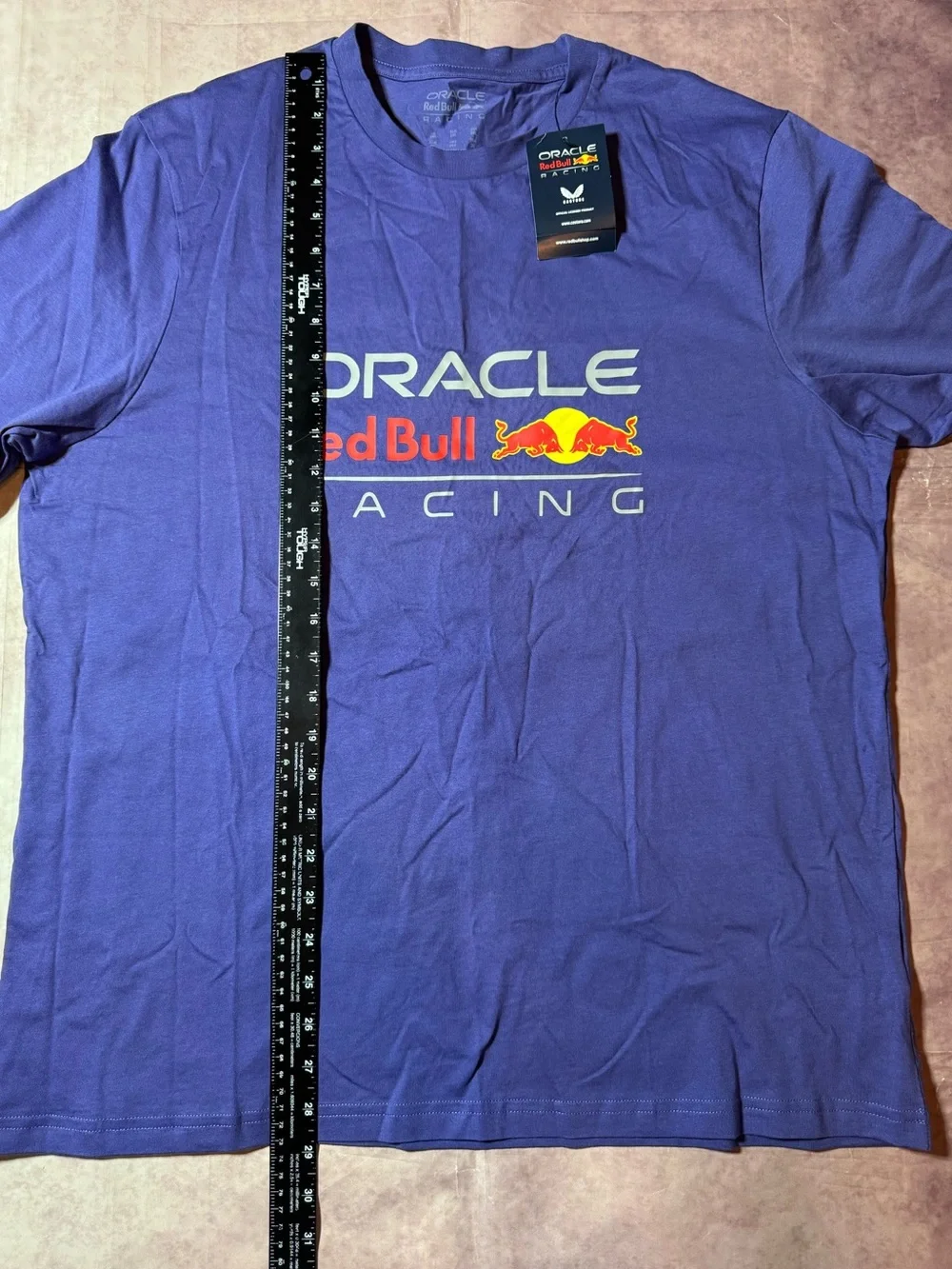 Oracle Red Bull Racing Official Castore T-Shirt Tee Logo Blue Men’s Sz 2XL XXL - Picture 7 of 10